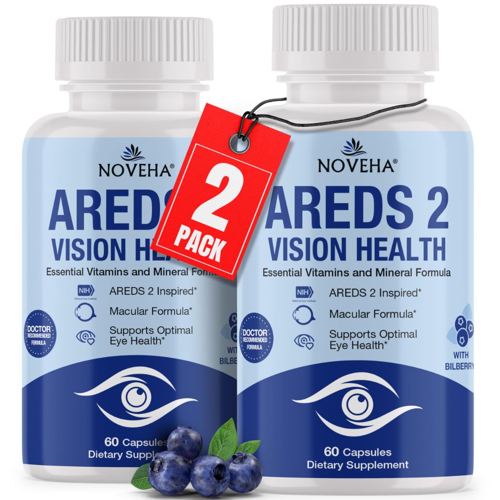 NOVEHA AREDS 2 Eye Vitamin & Mineral Supplement (120 Capsules)