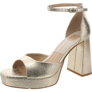 Dolce Vita Women's Womens, Pandro, Platinum Distressed Leather, 10