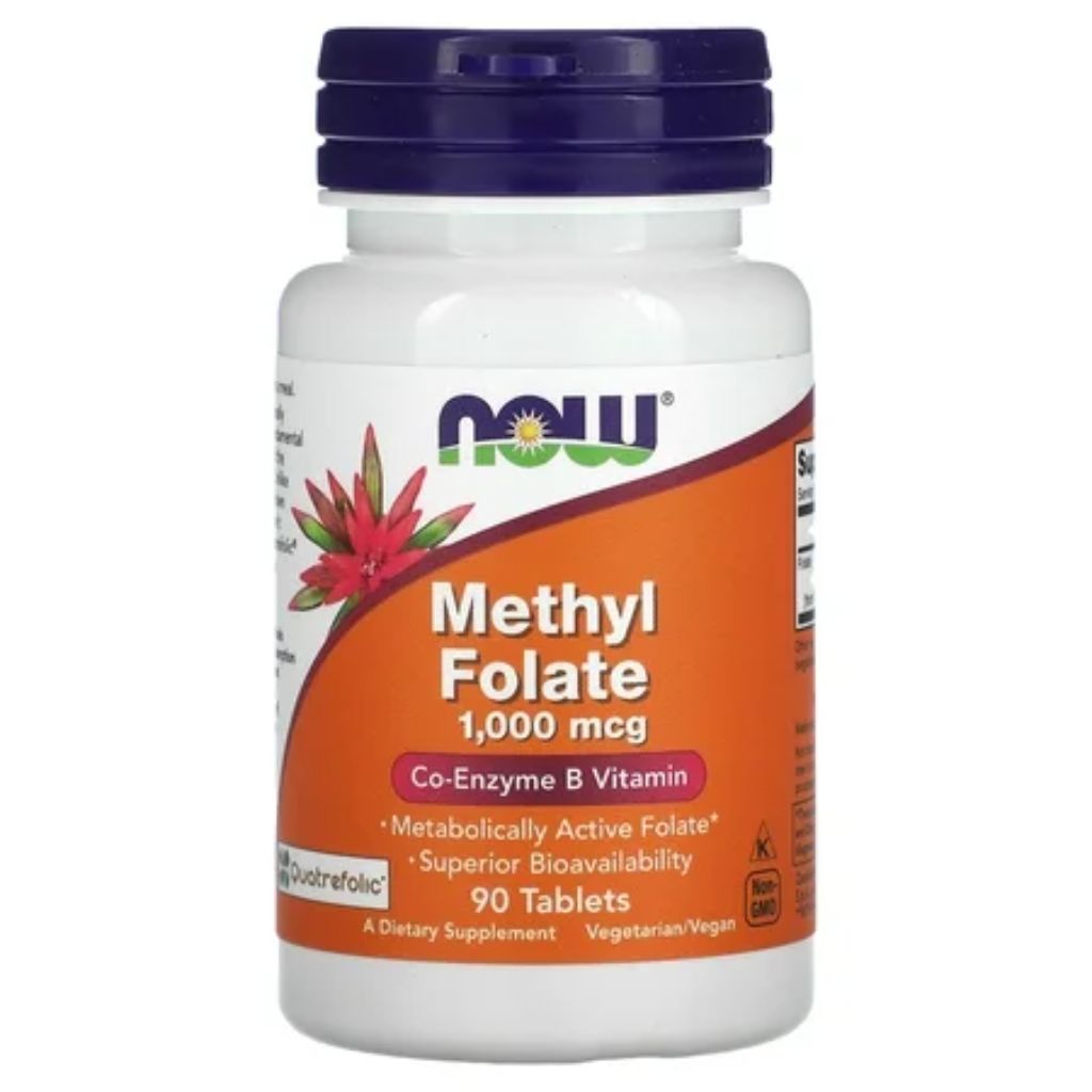 Now Foods Methyl Folate 1 000 mcg 90 Tablet