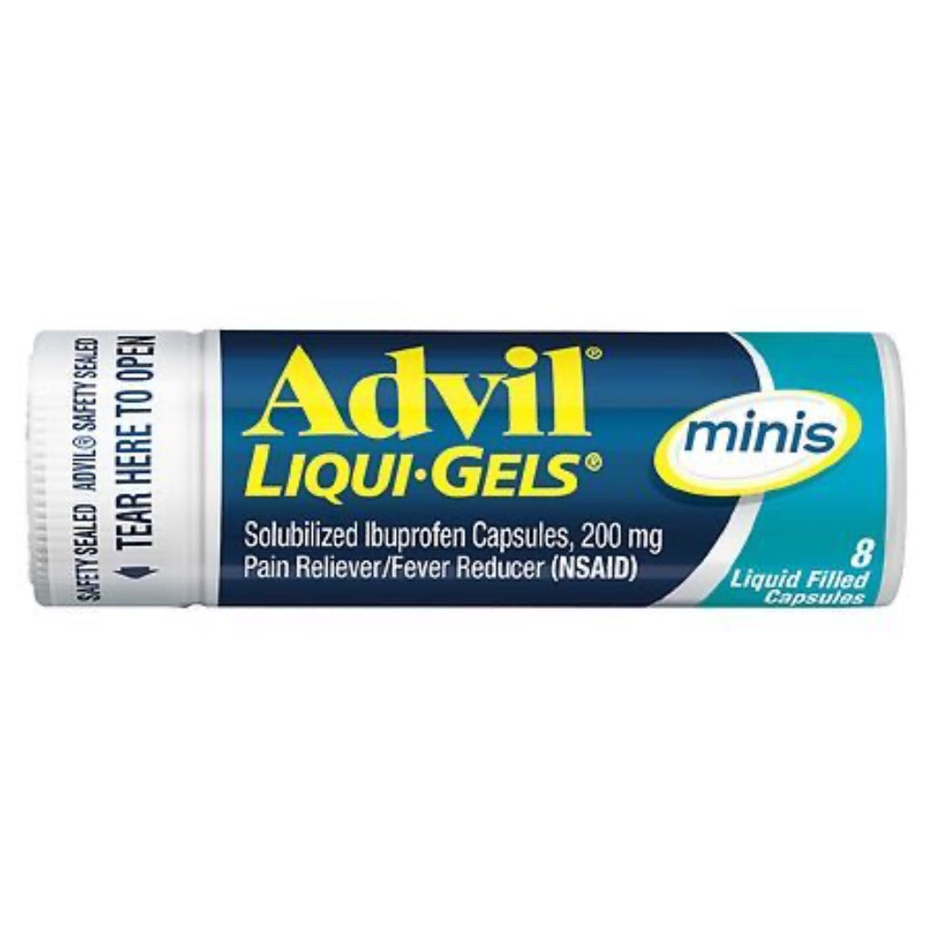 Advil Liqui-Gels Minis, 200mg Ibuprofen (NSAID) - 8ct