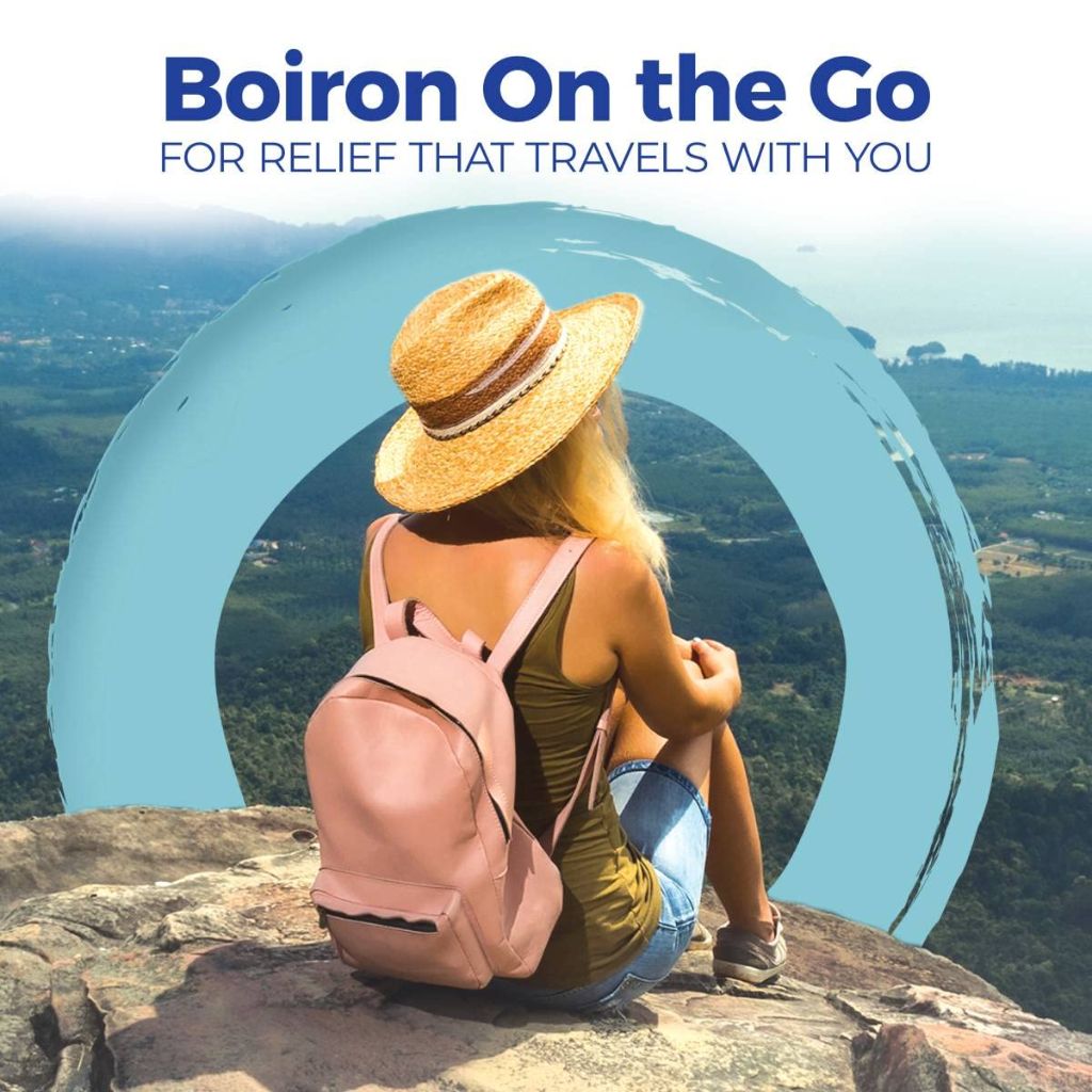 Boiron ThroatCalm On The Go Travel Essential for Relief - 2 Count (160 Pellets)