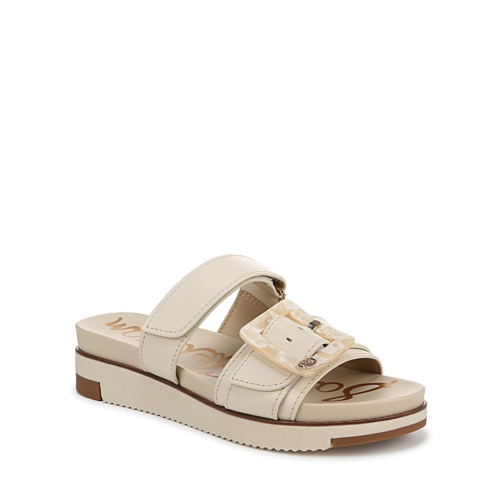 Sam Edelman Women's Adrianna Platform Sandals - Modern Ivory, Size 10