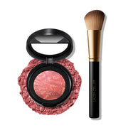 LAURA GELLER NEW YORK Baked Blush-n-Brighten Marbleized Blush + Angled Brush (11 Summer Orchid, 47mm)