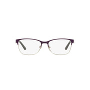 Vogue Eyewear Womens VO3940 Square Prescription Eyewear Frames, Top Brushed Plum/Silver/Demo Lens, 54 mm