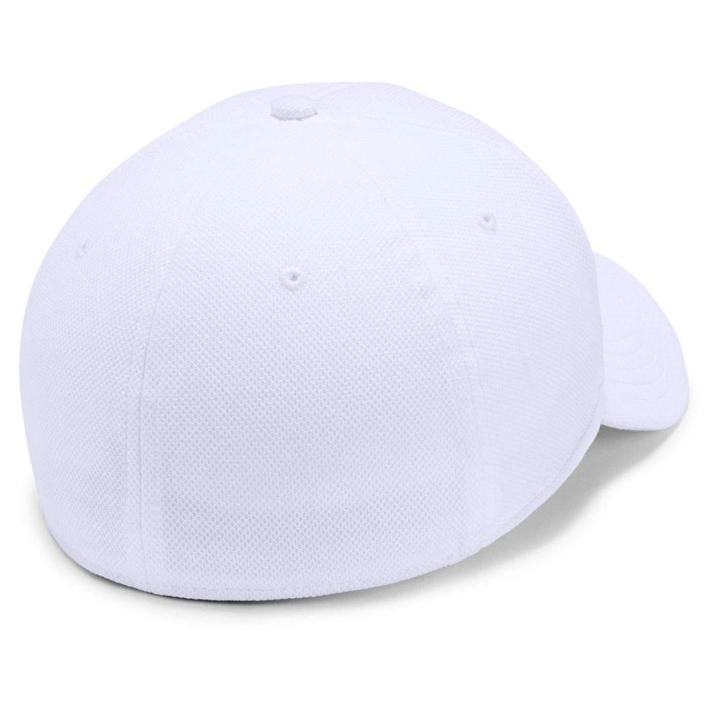 SZ XL \ 2XL Under Armour Men's Blank Blitzing Cap, White (100)/Graphite