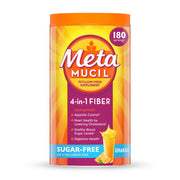 Metamucil 4-in-1 Psyllium Husk GLP-1 Friendly Fiber Supplement, Sugar-Free, Orange Flavored 36.8oz