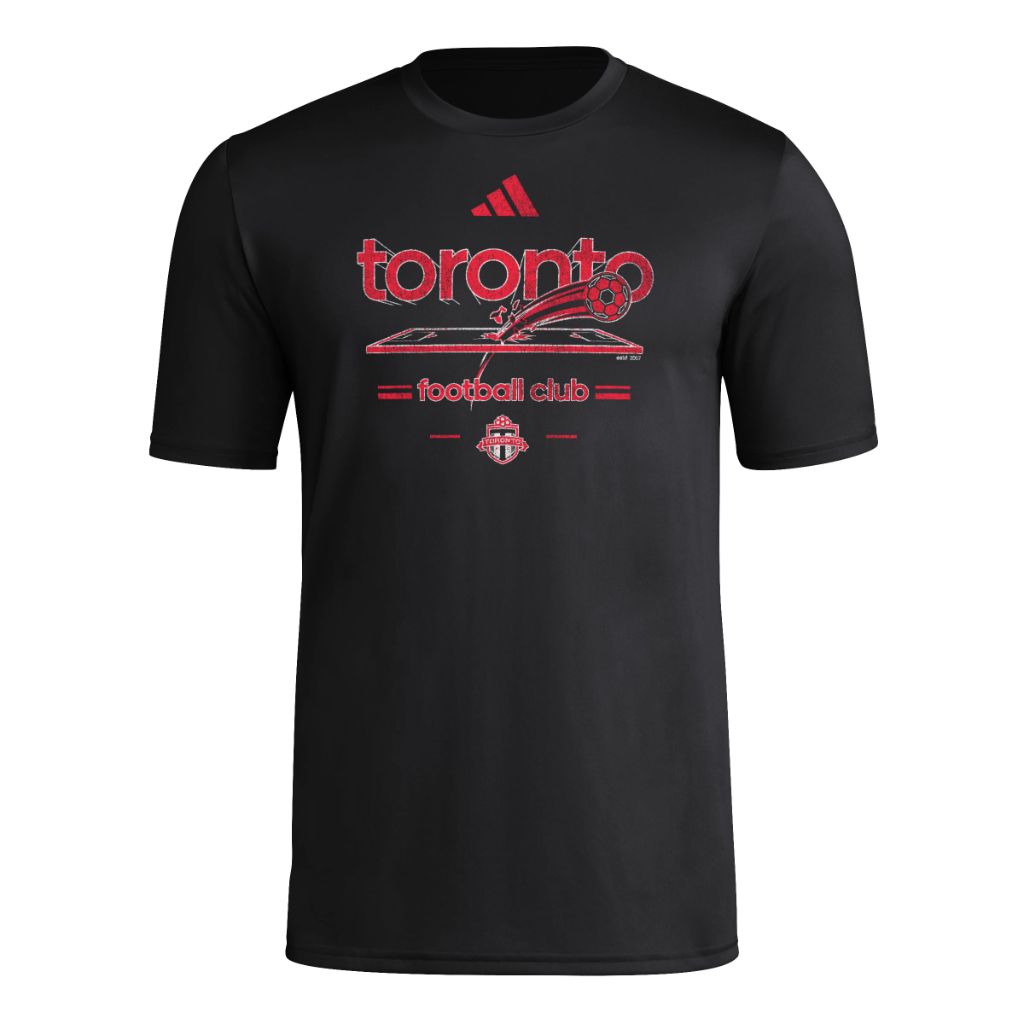 Adidas Men's Toronto FC Pre-Game Short Sleeve Soccer T-Shirt, Black/Toronto Fc, XX-Large