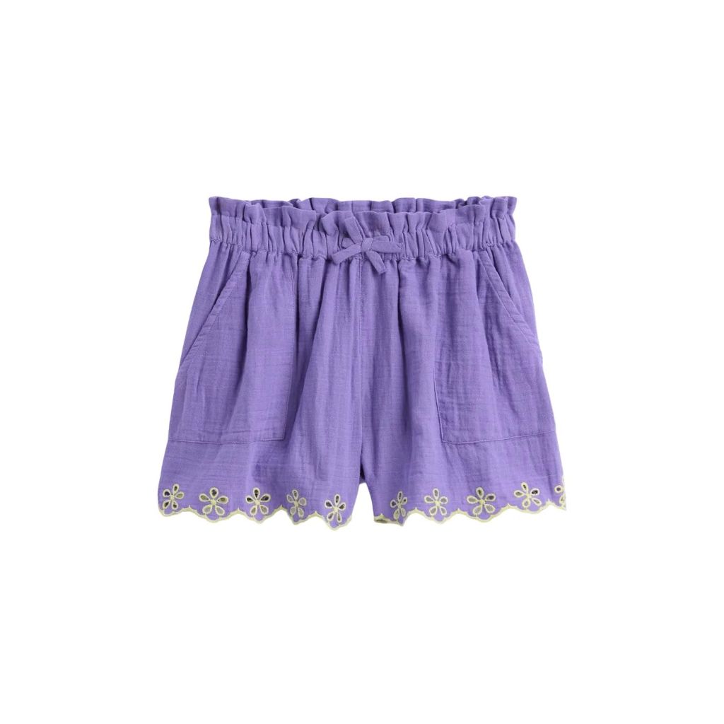 GAP Girls Pull on Woven Novelty Short Purple Loganberry XS