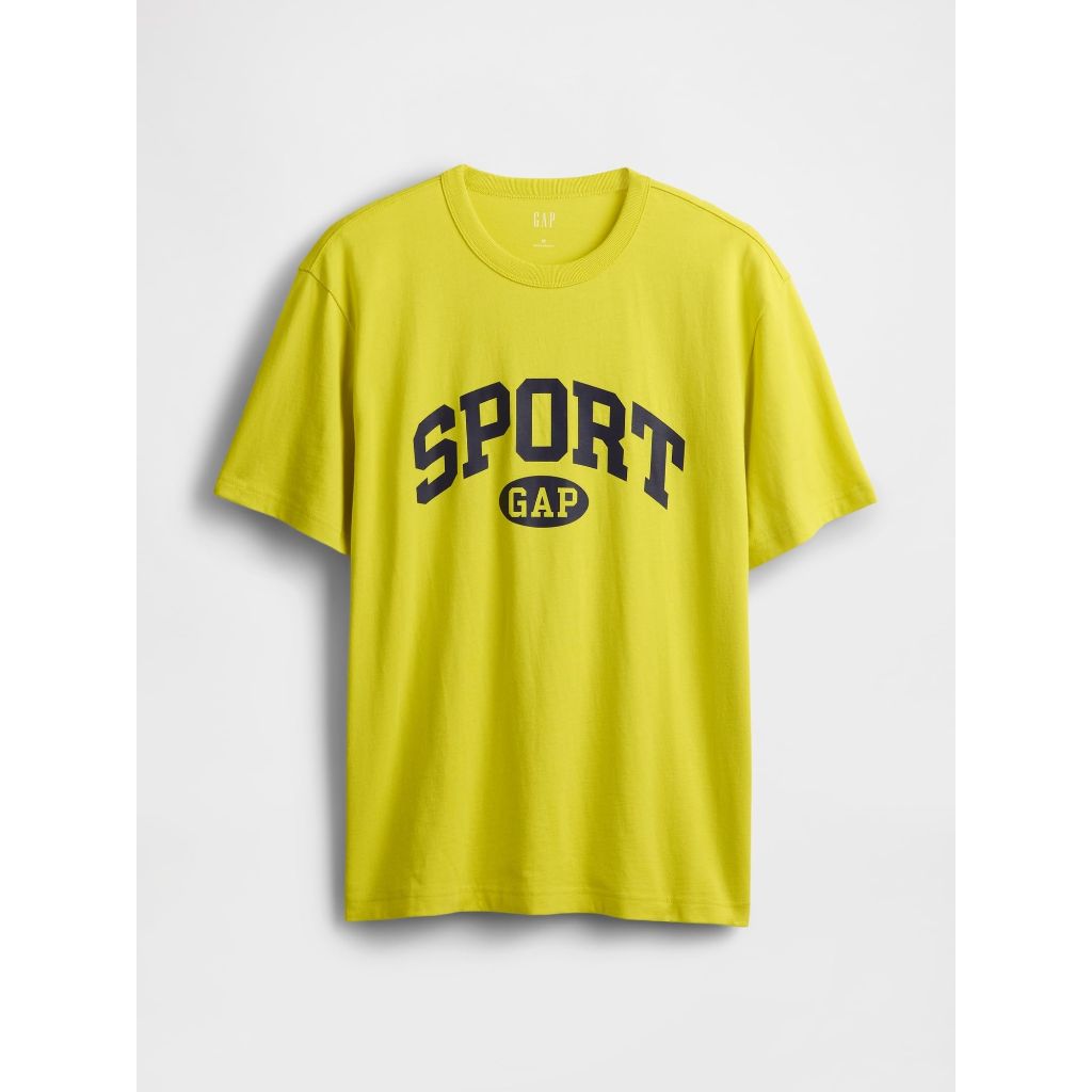 GAP Mens Tropical Novelty Logo Tee - Sulphur XXL