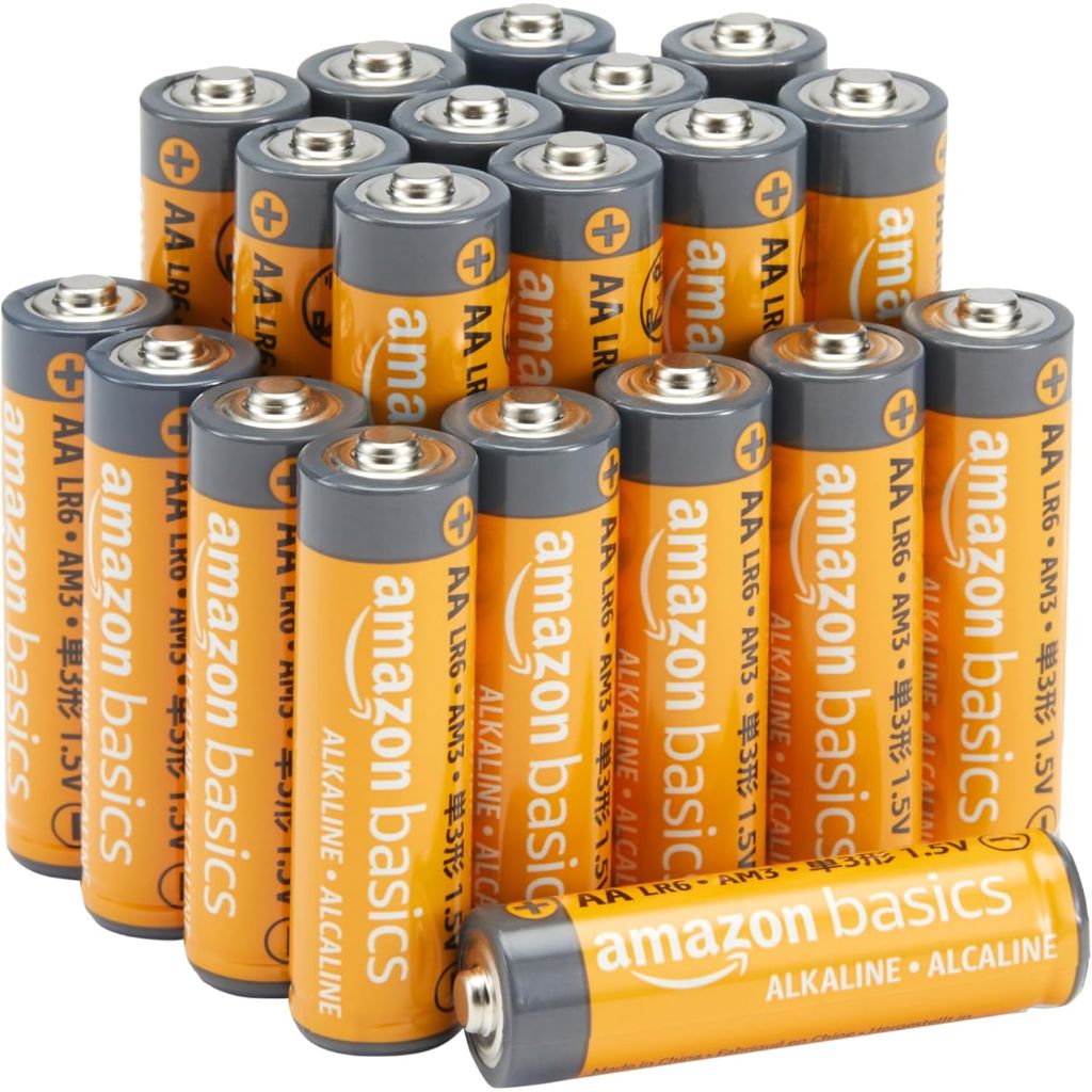 Amazon Basics 1.5V High Performance Alkaline Batteries - AA - 20 Pack