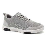 Mens Orthopedic Fashion Sneakers for Ankle Pain Relief, Grey Size 11