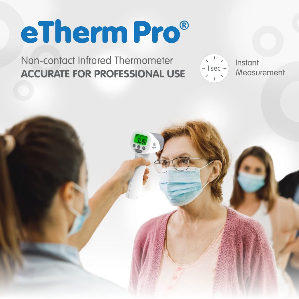 Elepho eTherm Pro - Medical Quality Non-Contact IR Forehead Thermometer