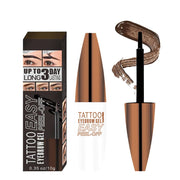 Tattoo Eyebrow Gel Easy Peel Off - Light Brown Eye Brow Gel, Waterproof & Transfer-proof - 02