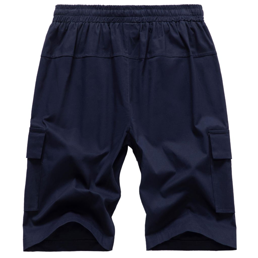 SZ 4-6, VtuAOL Women's Cargo Shorts Elastic Waist Comfy Cotton Loose Fit Shorts - Black