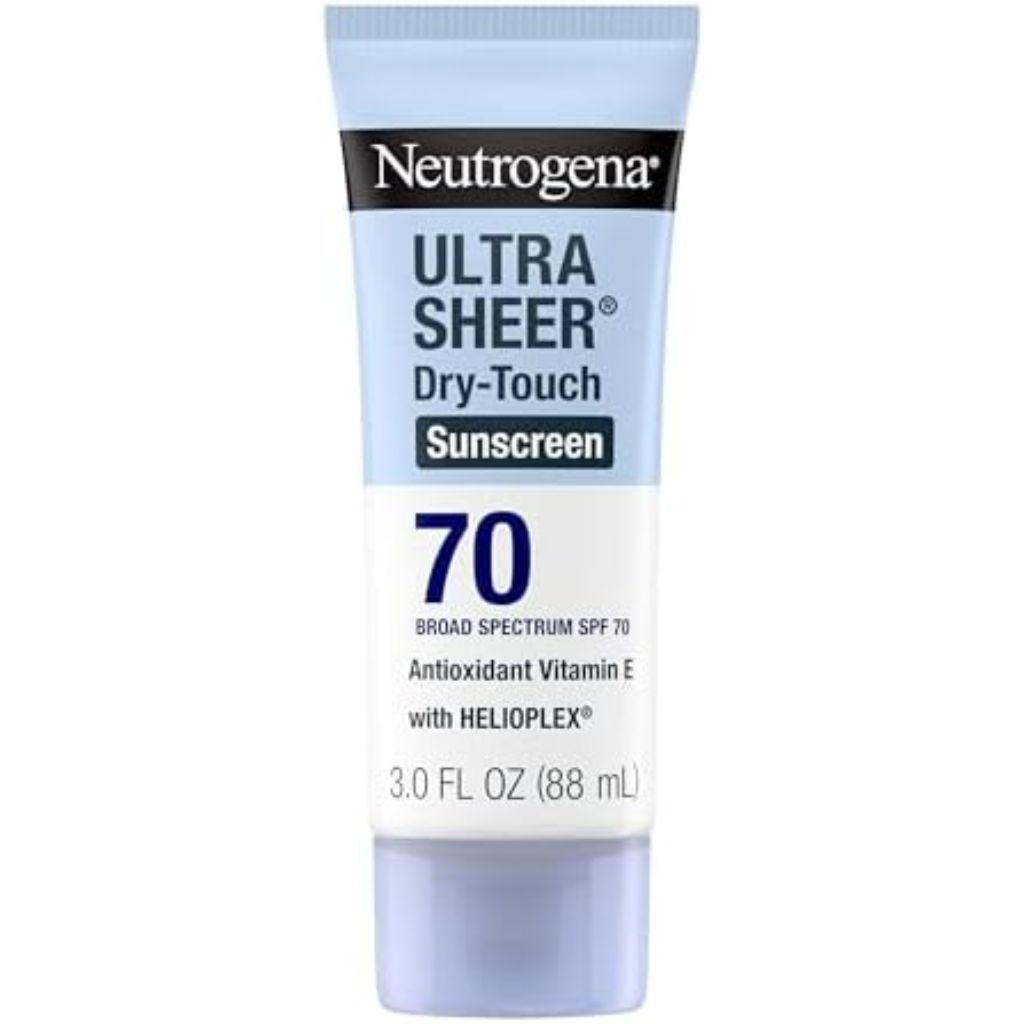 Neutrogena Ultra Sheer Dry-Touch Sunscreen Lotion SPF 70, Travel Size | 3 Fl Oz