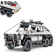 Newrice 6X6 Off Road Pickup Truck Building Kit, 1:16 Scale for Ages 6+, 858 Pieces