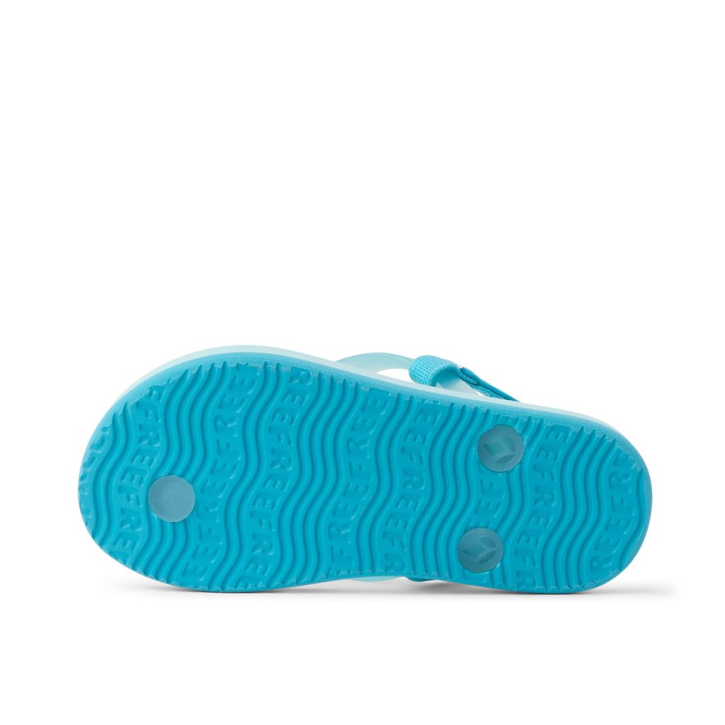 REEF Toddler/Little Kid Charming Flip Flop, Super Lightweight and Soft Footbed, Thin Strap Beach Sandal with Backstrap, Capri, 9