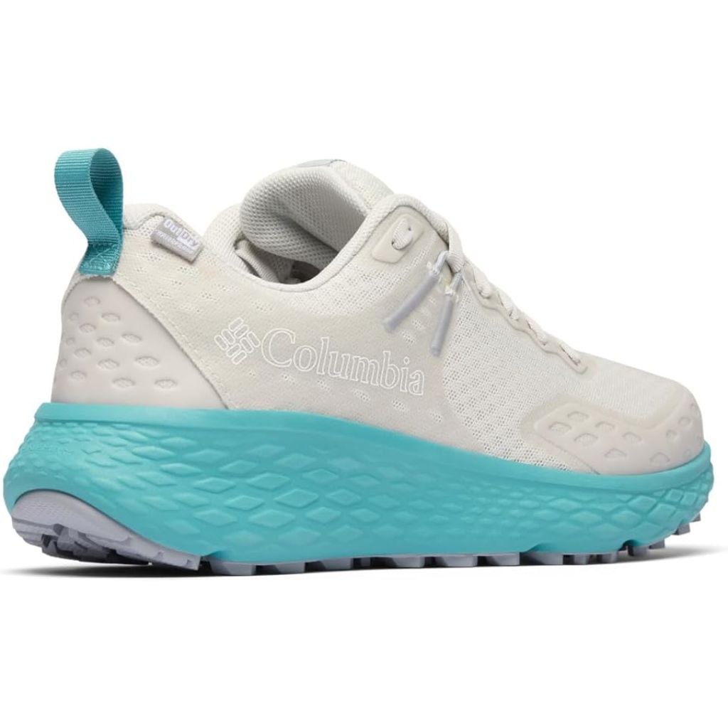 Columbia Women's Konos TRS Outdry Waterproof Sneakers, Moonstone/Teal, Size 5.5