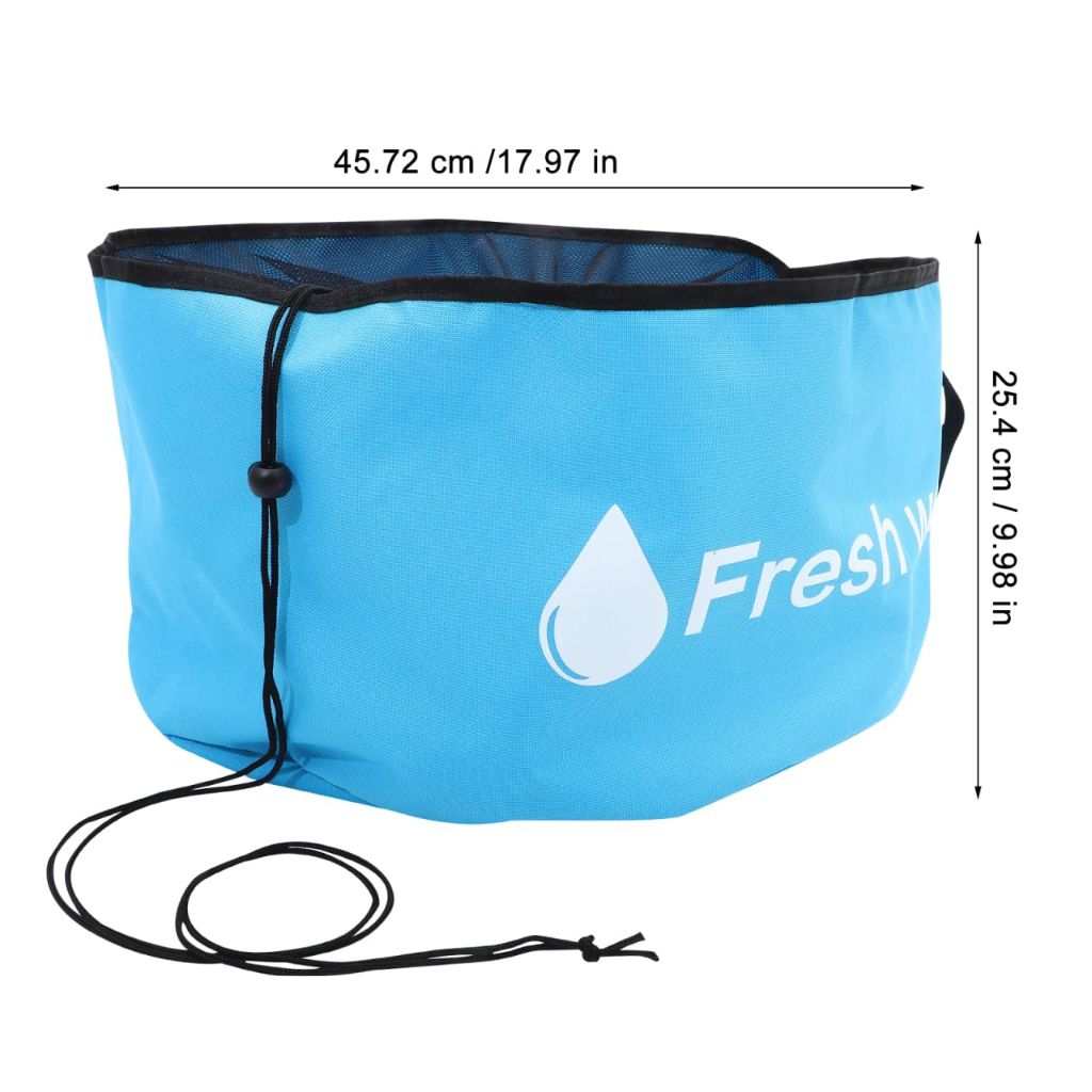 NUOBESTY RV Hose Storage Bag with Handle - 18x18x10 Inch Electrical Cords & Camper Tools for Garden Hoses,