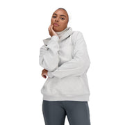 New Balance Women's Athletics French Terry Hoodie, Dark Olivine, Small