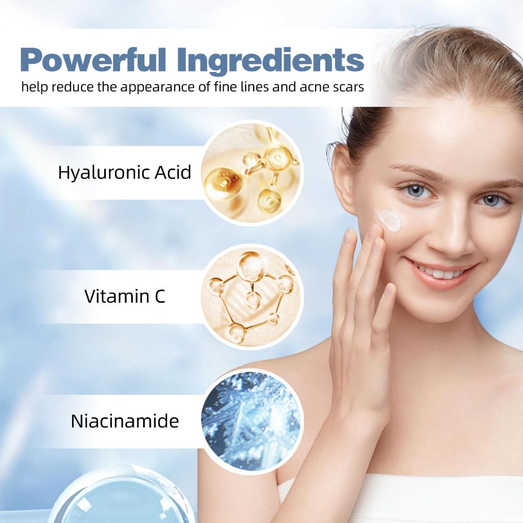 Noageryas Milk Skin Corrector Cream with Hyaluronic Acid, Vitamin C, Niacinamide & 45% Multi-Action Concentrate - 1.86oz