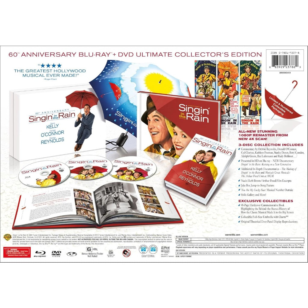 Singin In the Rain': 60th Anniversary Ultimate Collector's Edition (BD/DVD Combo)