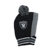 Littlearth Unisex-Adult NFL Oakland Raiders Pet Knit Hat, Team Color, Small