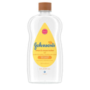 Johnson's Baby Oil,  Shea & Cocoa Butter to Prevent Moisture Loss,  20 fl. oz