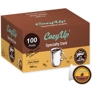 Cozy Up Specialty Dark Single-Serve Coffee Pods, 100-Count