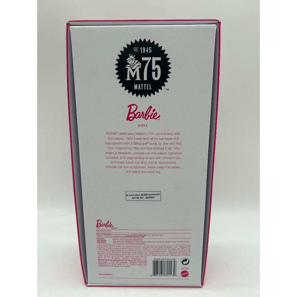 Barbie Mattel 75th Anniversary Doll GHT46