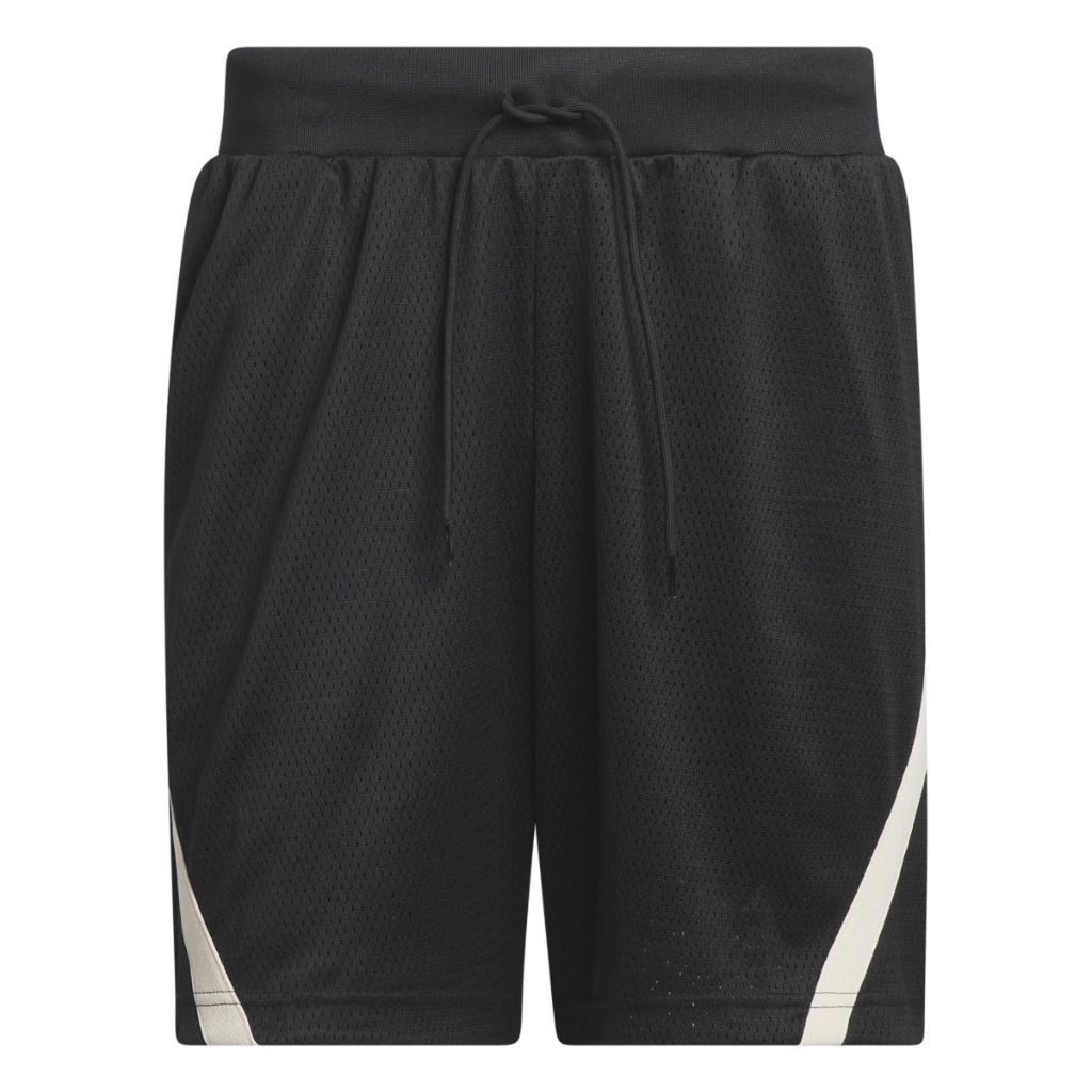 Adidas Originals Men's Select World Wide Hoops Shorts, Black/Crystal Sand, XX-Large 7 Inch Inseam
