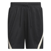 Adidas Originals Men's Select World Wide Hoops Shorts, Black/Crystal Sand, XX-Large 7 Inch Inseam