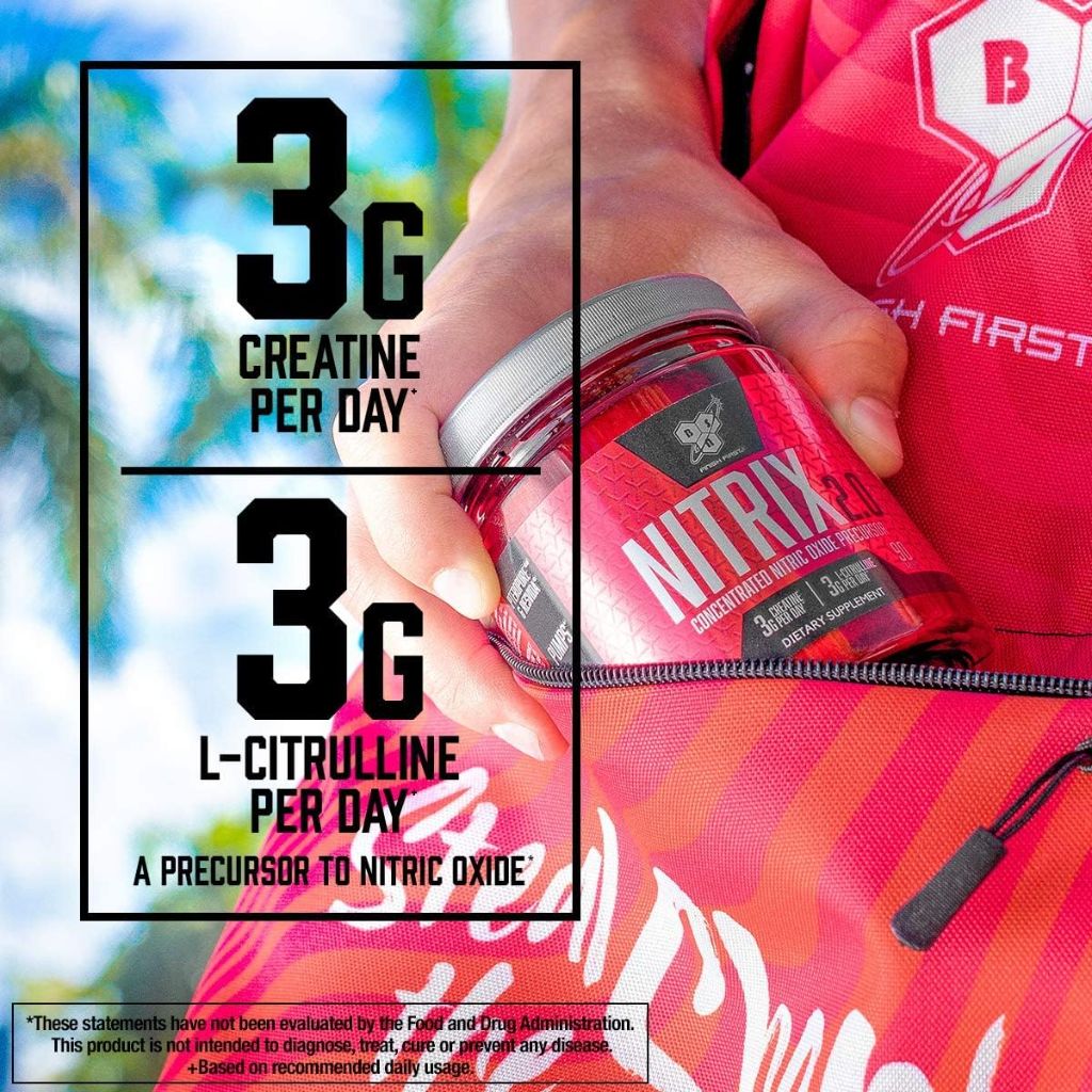 BSN NITRIX 2.0, Workout Supplement, 180 Tablets, 60 Servings