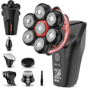 5-in-1 Magnetic Electric Head Shaver Grooming Kit