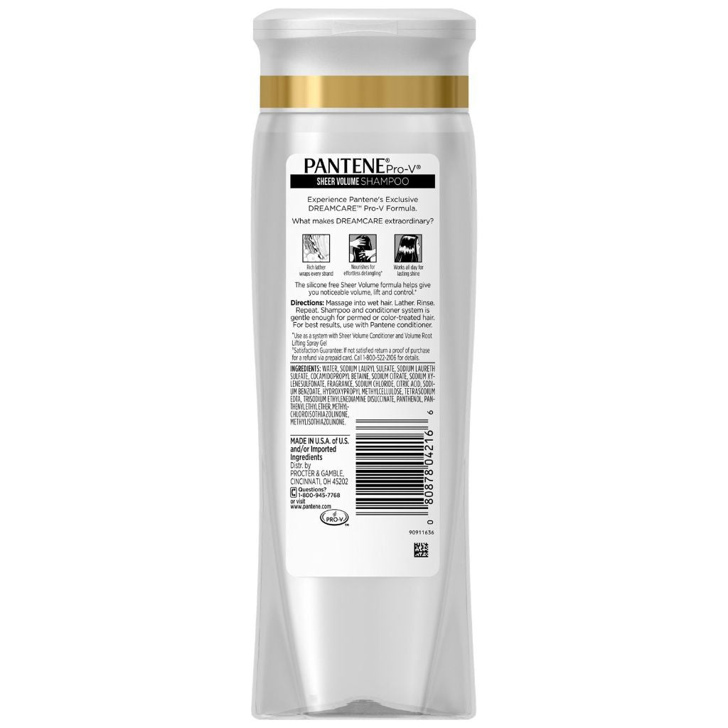 Pantene Pro-V Fine Hair Sheer Volume Shampoo - 12.6 oz