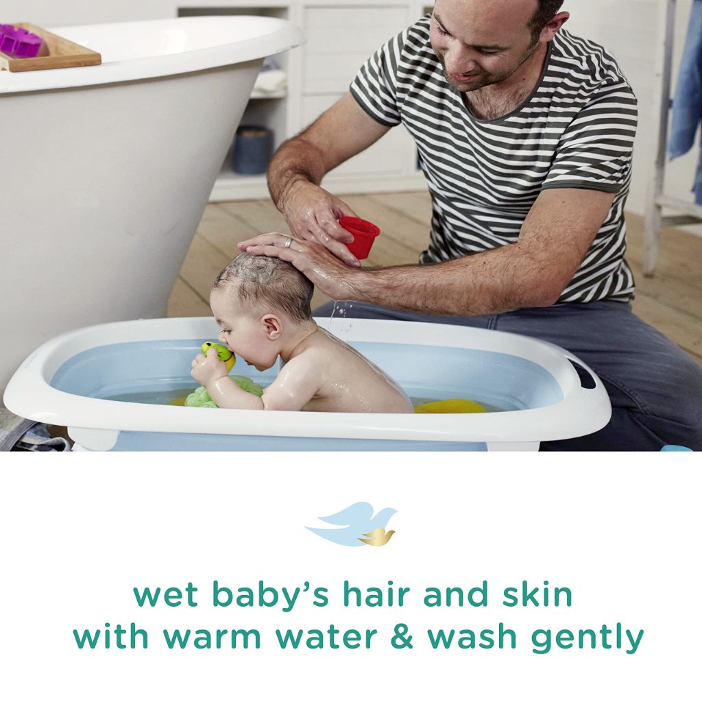 Baby Dove Sensitive Skin Care Baby Wash, Washes Away Bacteria - 20oz
