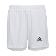 adidas Girl's Squadra 21 Shorts - White/White, Large