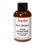 Angelus Acrylic Leather Paint, 4 Fl Oz (Pack of 1), Rich Brown
