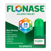 Flonase Allergy Relief Nasal Spray, 24 Hour Non Drowsy Allergy Medicine, Metered Nasal Spray