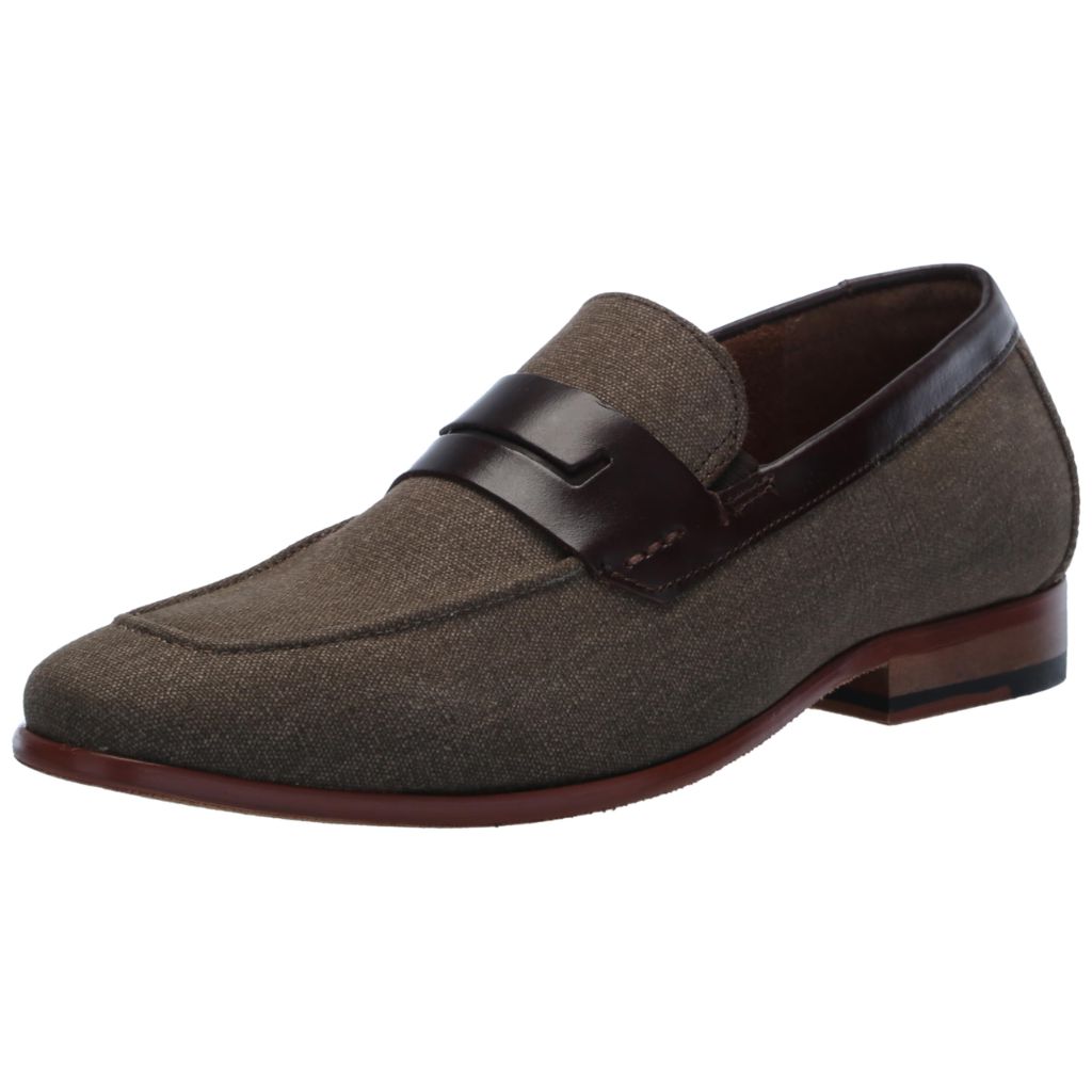 Stacy Adams Men's Gill Saddle Slip On Loafer,Mushroom Multi,10M