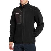 DURAWERK Men's Full-Zip Fleece Jacket - Black, XL
