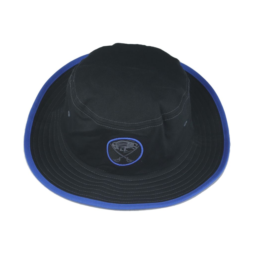 ZHATS Standard NHL Officially Licensed Bucket Hat Trainer Black Element, Large-X-Large, Buffalo Sabres