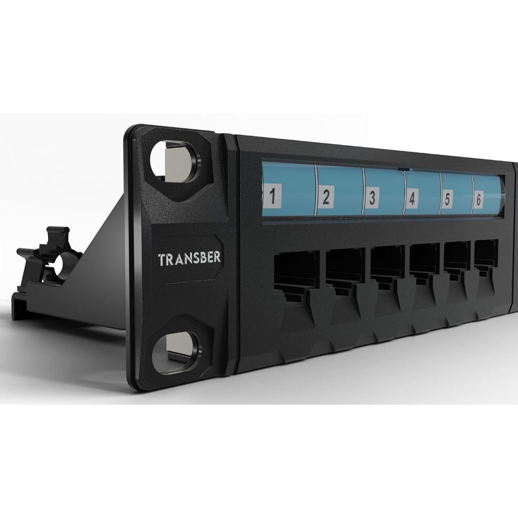Premium 24Port - UTP- 1U/19'' - Wall Mount/Rack Mount - Compatible with Cat5/5e/6 Cabling