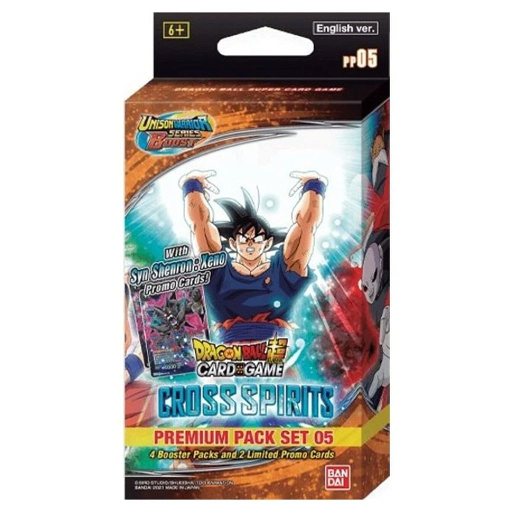 BANDAI NAMCO Entertainment Dragon Ball Super Card Game: Cross Spirits Premium Pack Set 05
