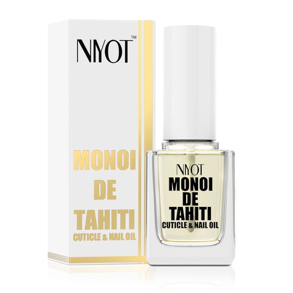 Monoi de Tahiti Cuticle & Nail Oil - Intensive Hydrating Treatment for Dry, Damaged Cuticles