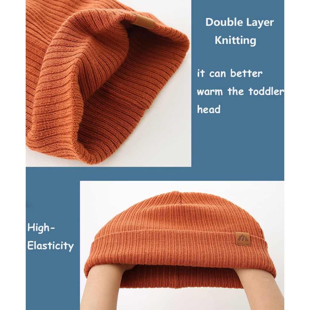 Moon Kitty 2 Pack Baby Beanies