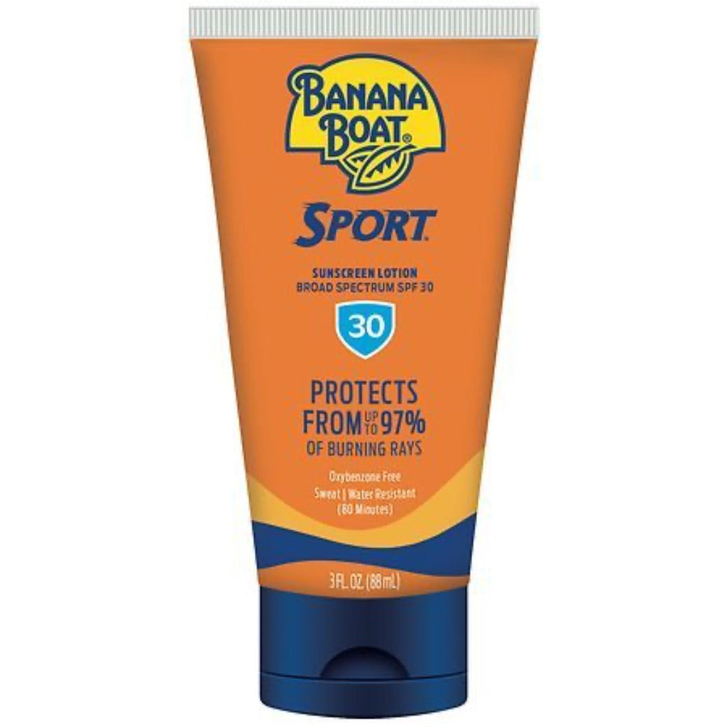 Banana Boat Sport Sunscreen Lotion SPF 30, 3 fl. oz.