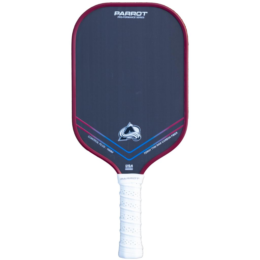 Team Golf Parrot Paddles NHL Colorado Avalanche Pro-Formance Pickleball Paddle