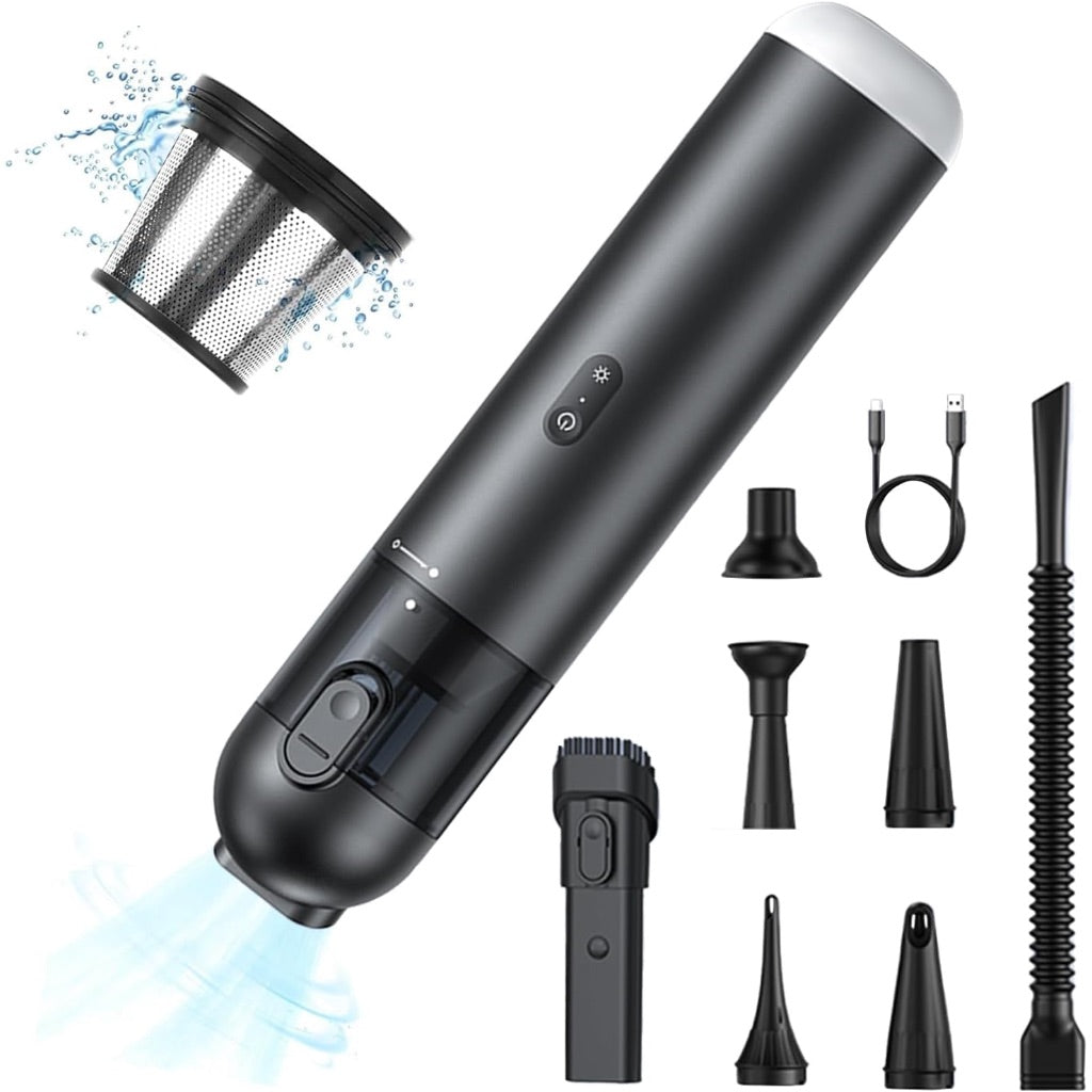 Handheld Cordless Vacuum, 10000PA, Type-C Fast Charge, Ultra-Lightweight