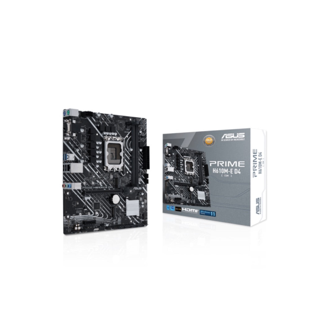 ASUS PRIME H610M-E D4-CSM Intel H610 LGA 1700 Micro ATX